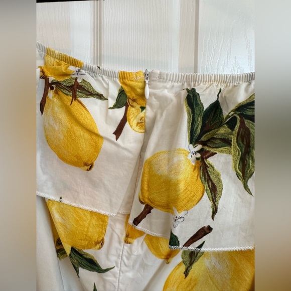 ASOS Parisian Lemon Print Off Shoulder Ruffle Dress - Picture 5 of 6